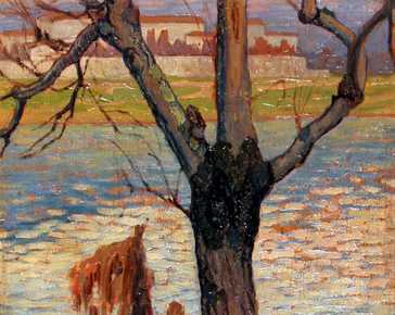 Panizzi Arturo - The tree on the river bank